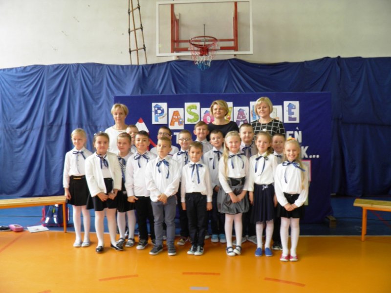 Pasowanie na ucznia klasy I.